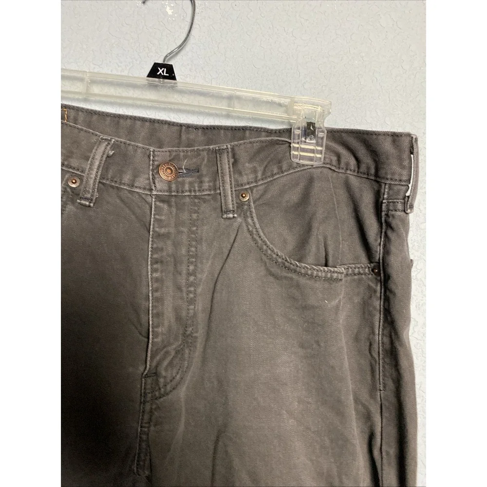 Vintage Levi's 505‎ 34x34 Men's Straight Leg Regular Fit Jeans Dark Gray